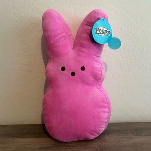 Peeps Bunny 15” Pink Plush Easter Spring Decor